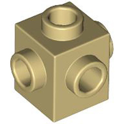 Brick 1x1 with 4 Knobs Brick Yellow