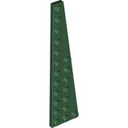 Right Plate with Angle 3x12 Earth Green