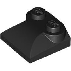 Plates with Bows 2x2 Black