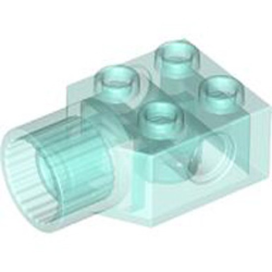 Brick 2x2 Diameter 4.85 Female Transparent Light Blue