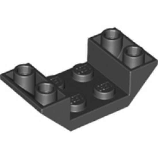 Roof Tile 4x2 / 45 Degree Inverted Black