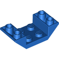 Roof Tile 4x2 / 45 Degree Inverted Bright Blue