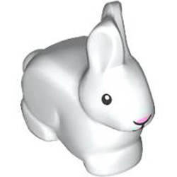 Bunny Number 5 White
