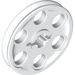 Wedge Belt Wheel Diameter 24 White