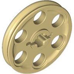 Wedge Belt Wheel Diameter 24 Brick Yellow