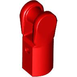 3.2 Shaft with 3.2 Hole Bright Red