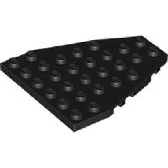 Stem Plate 7x6 with Corner Black