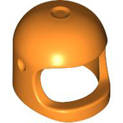 Mini Helmet Number 243 Bright Orange