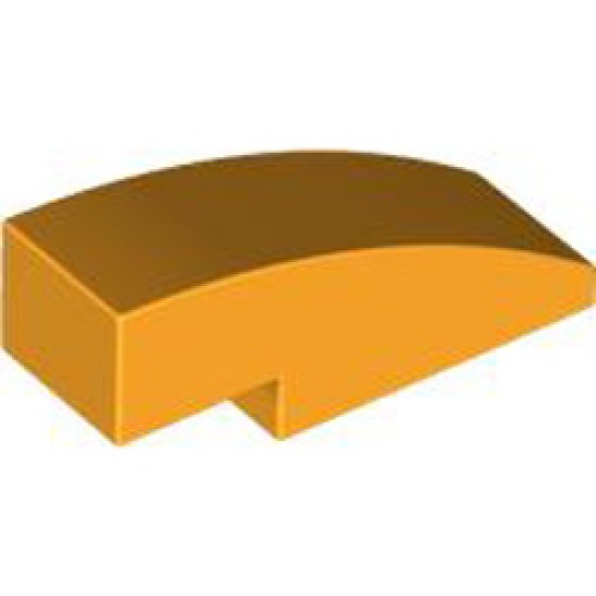 Brick with Bow 1/3 Flame Yellowish Orange