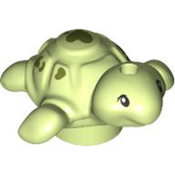 Turtle with 1.5 Hole Number 1 Spring Yellowish Green