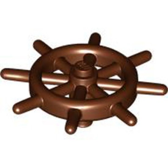 Fabuland Ship Wheel Reddish Brown