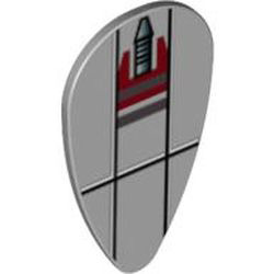 Battle Shield Number 1 Medium Stone Grey