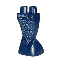 Mermaid Tail with Jeans Design Earth Blue