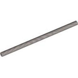 Axle for Bearing Element Diameter 2x44 Silver Metallic
