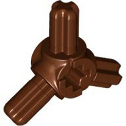 3-Branch Cross Axle with Cross H Reddish Brown