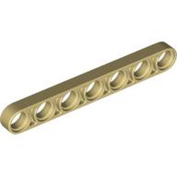 Technic 7M Half Beam Brick Yellow