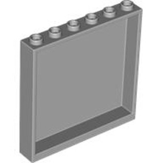 Wall Element 1x6x5, ABS Medium Stone Grey