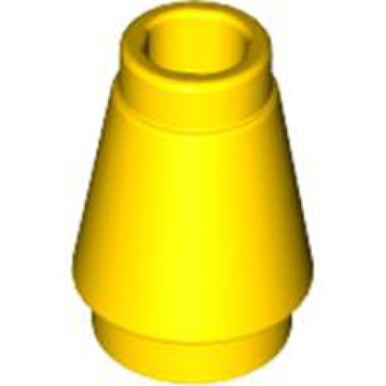 Nose Cone Small 1x1 Bright Yellow