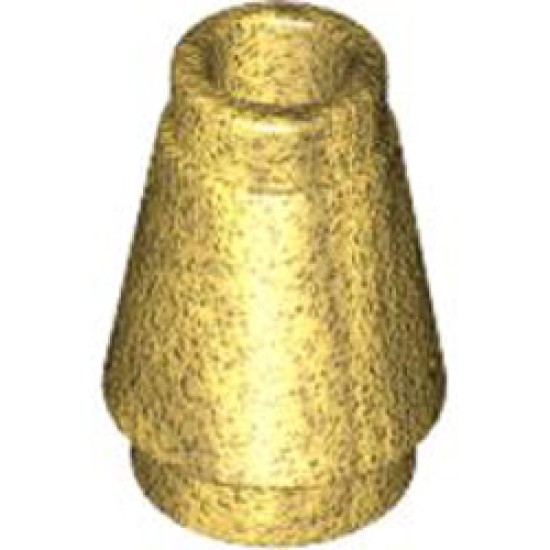 Nose Cone Small 1x1 Warm Gold