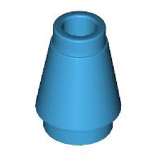 Nose Cone Small 1x1 Dark Azur