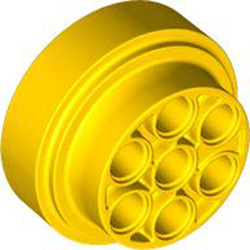 Turbine Diameter 31.37 with Holes Diameter 4.85 Bright Yellow