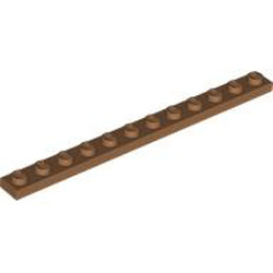 Plate 1x12 Medium Nougat