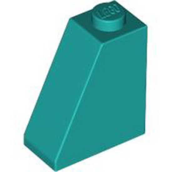 Roof Tile 2x1x2 Bright Bluish Green