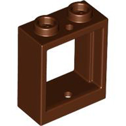 Frame 1x2x2 Reddish Brown