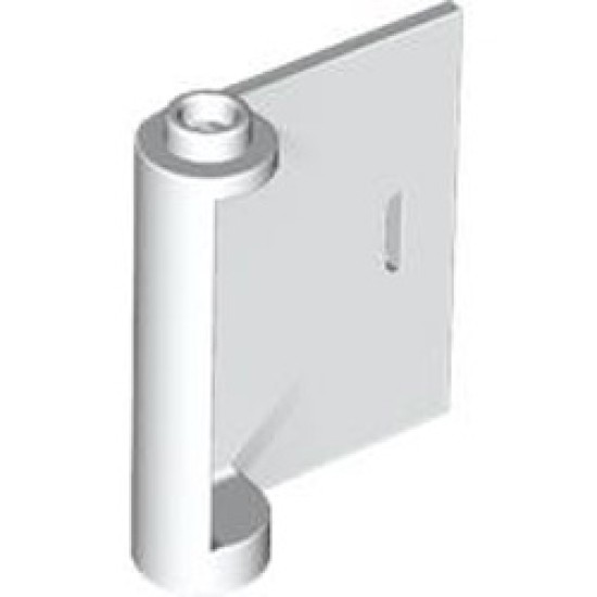 Right Door with Knob Hinge 1x3x3 White