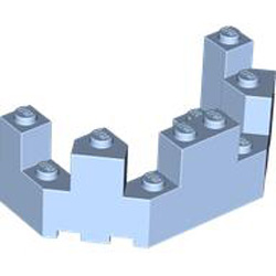 Balcony 1/2 4x8x2 1/3 Light Royal Blue