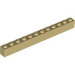 Brick 1x12 Brick Yellow