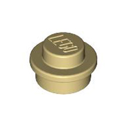 Round Plate 1x1 Brick Yellow