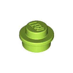 Round Plate 1x1 Bright Yellowish Green
