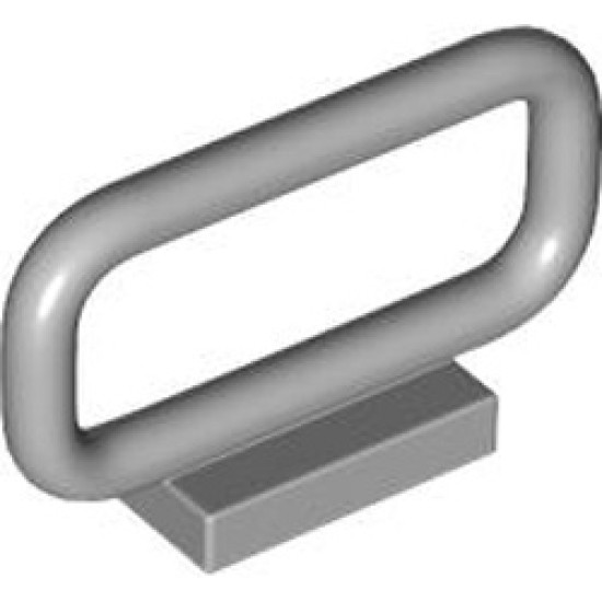 Handle 1x4x2 Medium Stone Grey