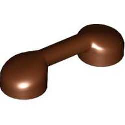 Telephone Receiver Reddish Brown