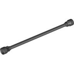 Spiral Tube with Flange Black
