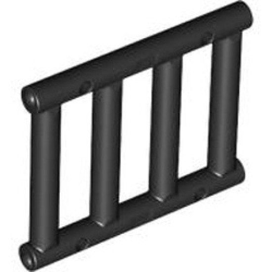 Lattice Plate 1x4x3 Black