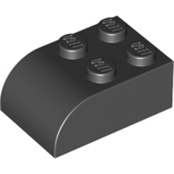 Brick 2x3 with Arch Black