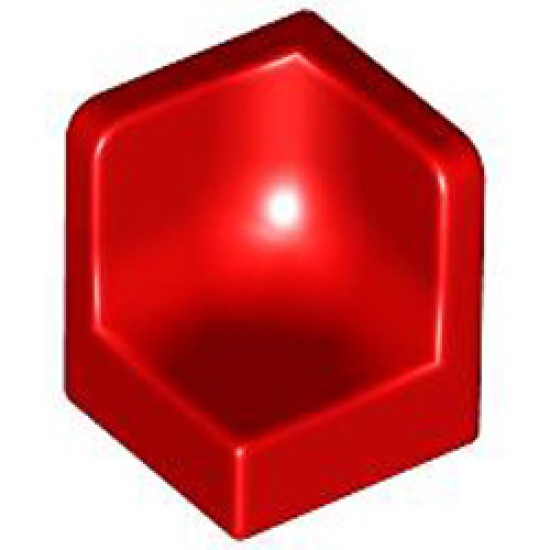 Wall Corner 1x1x1 Bright Red