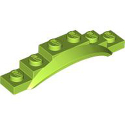 Screen 1x6x1 with Edge Bright Yellowish Green