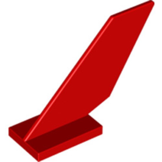 Rudder 2x6x4 Bright Red