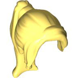 Wig with Long Ponytail Cool Yellow