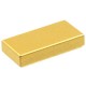 Flat Tile 1x2 Drum Lacquer Gold Ink