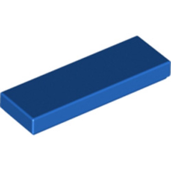 Flat Tile 1x3 Bright Blue