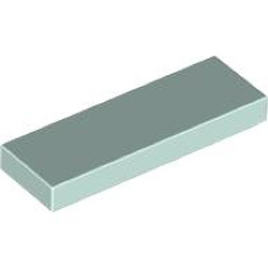 Flat Tile 1x3 Aqua