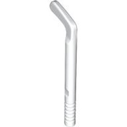 Mini Figure Hockey Stick with Round Shaft White