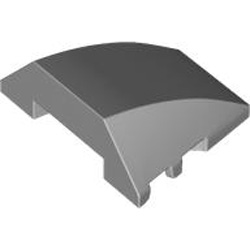 Brick 4x3 with Bow / Angle Medium Stone Grey
