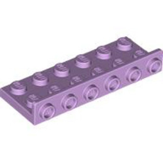 Plate 2x6 with 1.5 Plate 1x6 Upwards Lavender