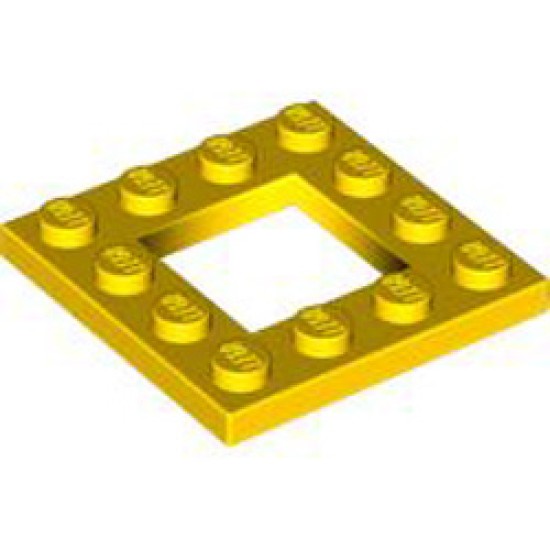 Frame Plate 4x4 Bright Yellow