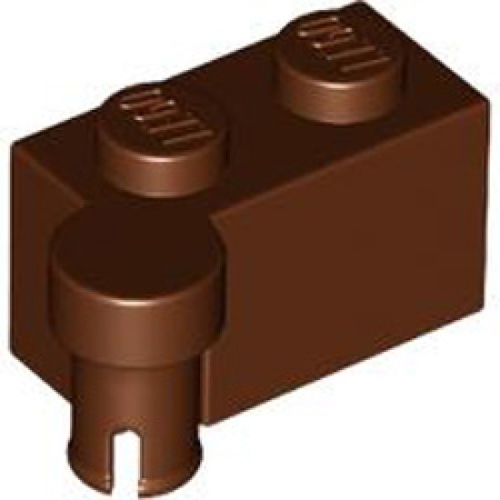 Hinge 1x2 Upper Part Reddish Brown